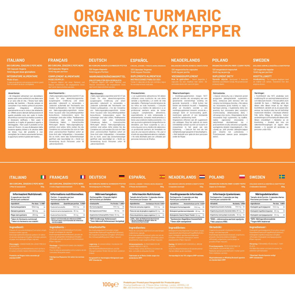 PH PROWISE Healthcare Turmeric Curcumin 1440mg with Black Pepper & Ginger - image 7