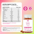 VITA GLOBE Hair Skin & Nails Gummies with Collagen & Biotin - 60 Gummies - image 2