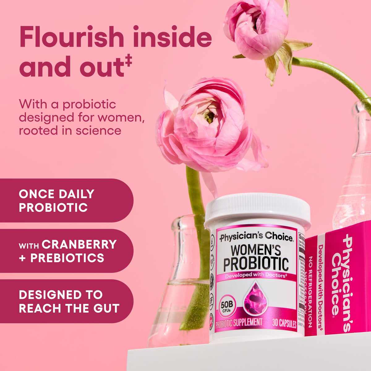 Physician's CHOICE Women's Probiotic 50 Billion CFU - 30 Capsules - image 2
