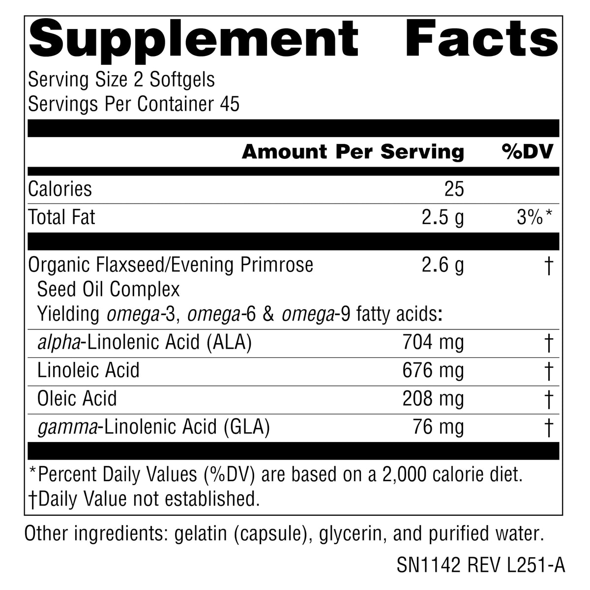 Source Naturals Flax Seed-Primrose Oil, 1300mg