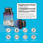 Simple-Organics D-Aspartic Acid Testosterone Support for Men - 180 Capsules - image 5