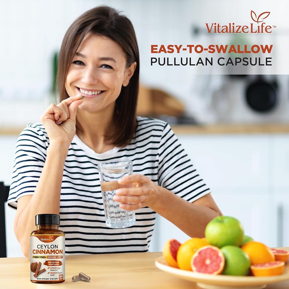 Vitalize Life Certified Organic Cinnamon Capsules