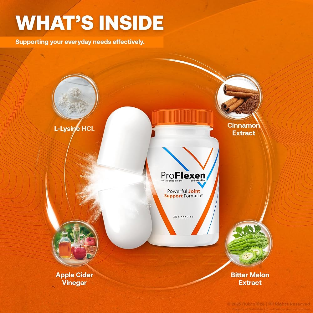 NutraRize ProFlexen Joint Support Formula - 300 Capsules - image 6