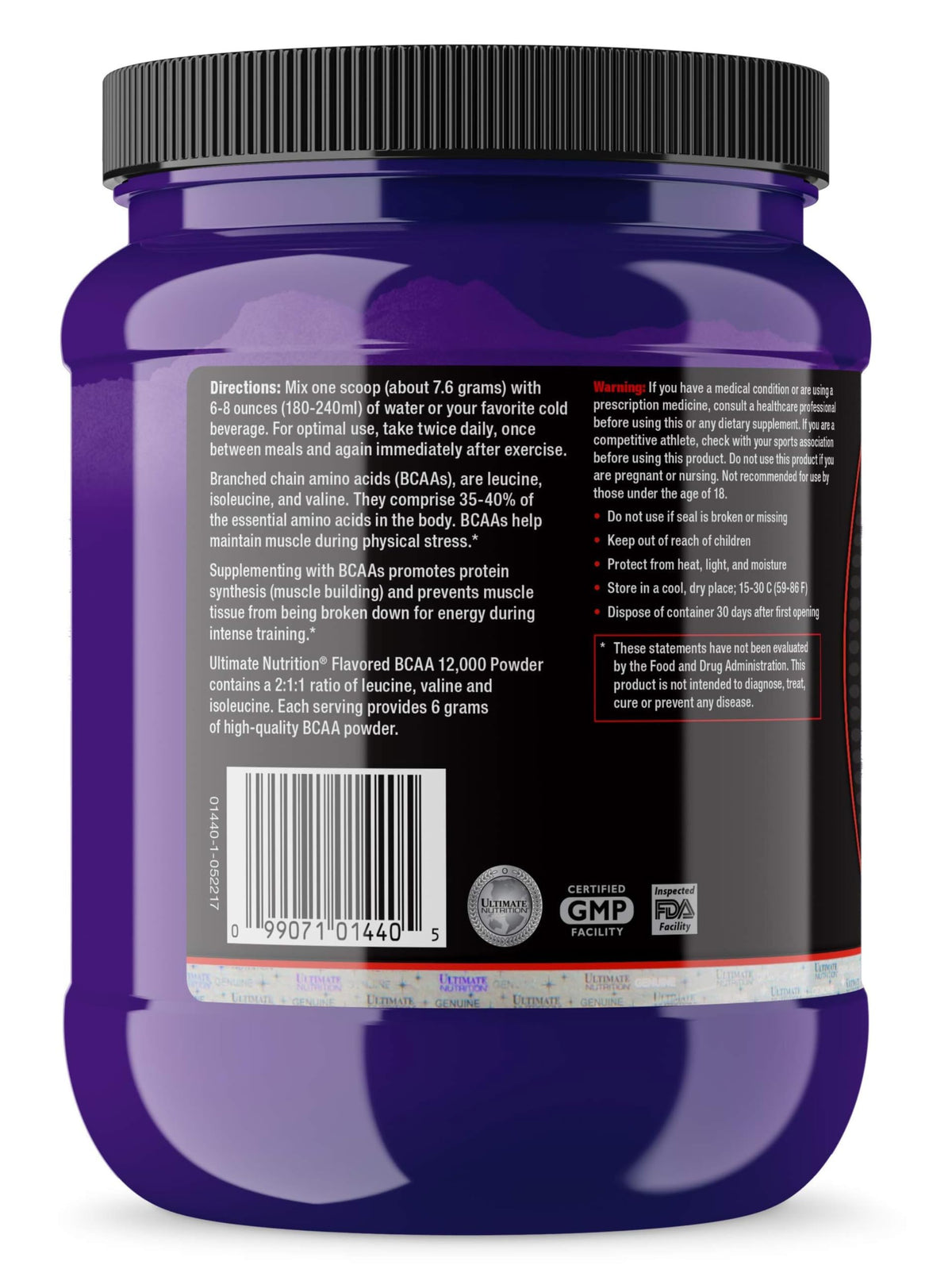 Ultimate Nutrition BCAA Powder 12000