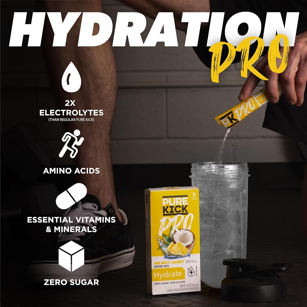 PURE KICK PRO Hydration Electrolyte Drink Mix