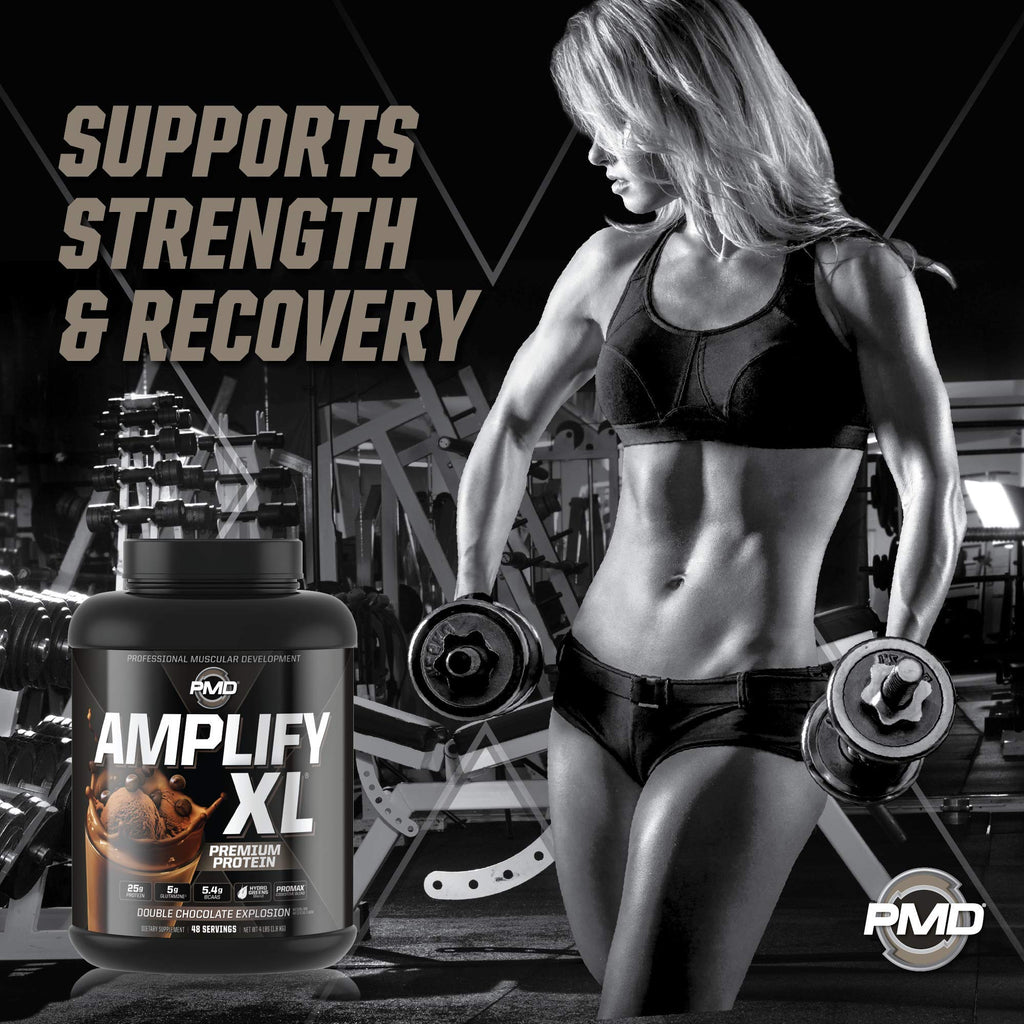 PMD Sports Amplify XL Whey Protein Hydro Greens Blend