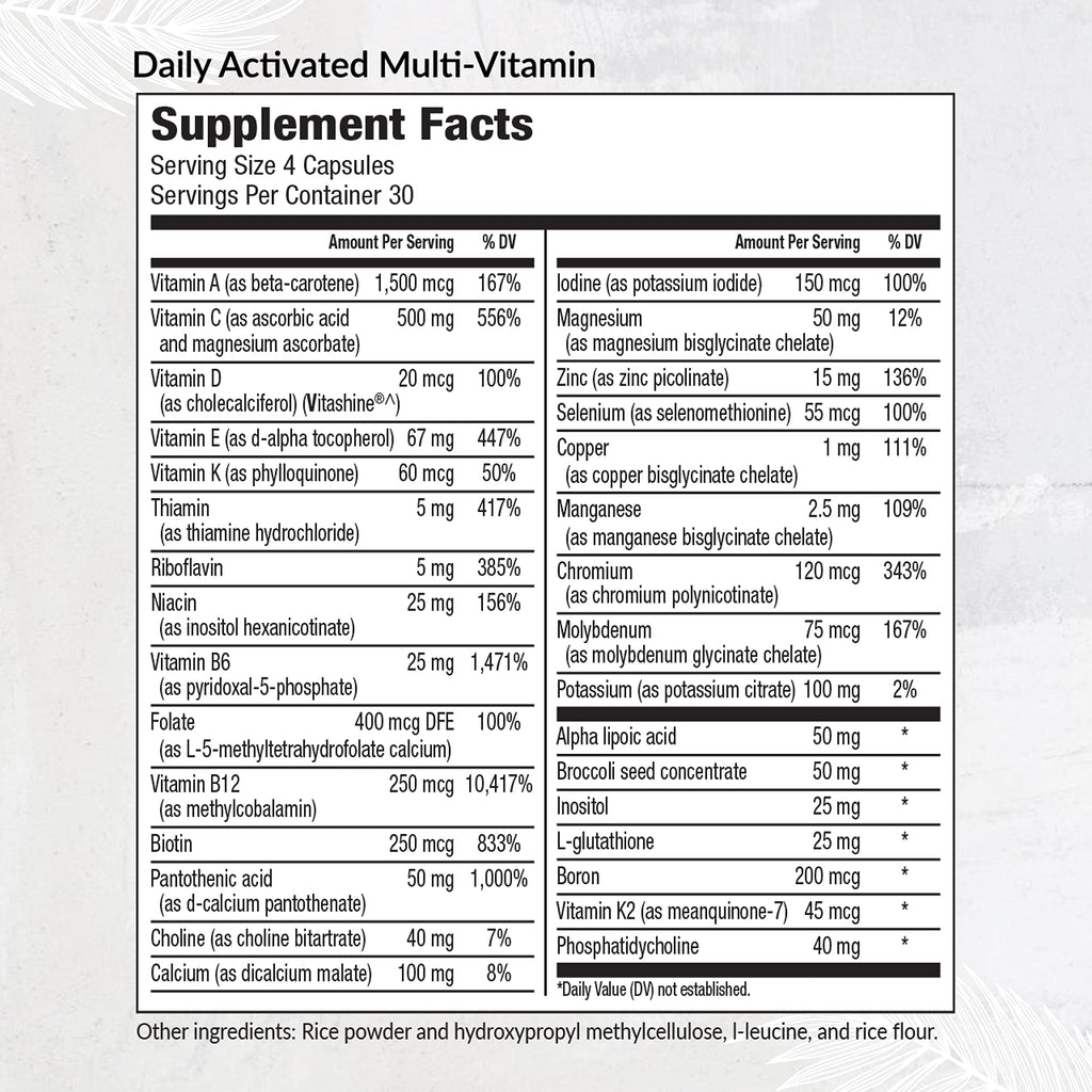 EquiLife Daily Activated Multivitamin - 120 Capsules - image 2