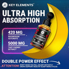 KEY ELEMENTS Liquid Magnesium Glycinate 420 mg with Tart Cherry - 2 Fl Oz - image 3