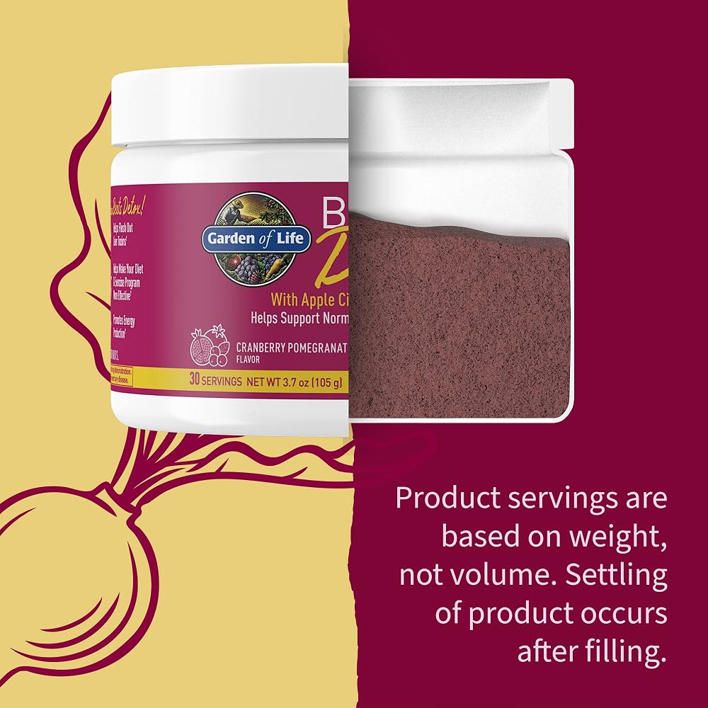 Garden of Life BEETS Detox Powder, Cranberry Pomegranate, 30 Servings - image 4