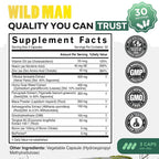 Wild Foods Herbal Stack for Man - 90 Capsules - image 4