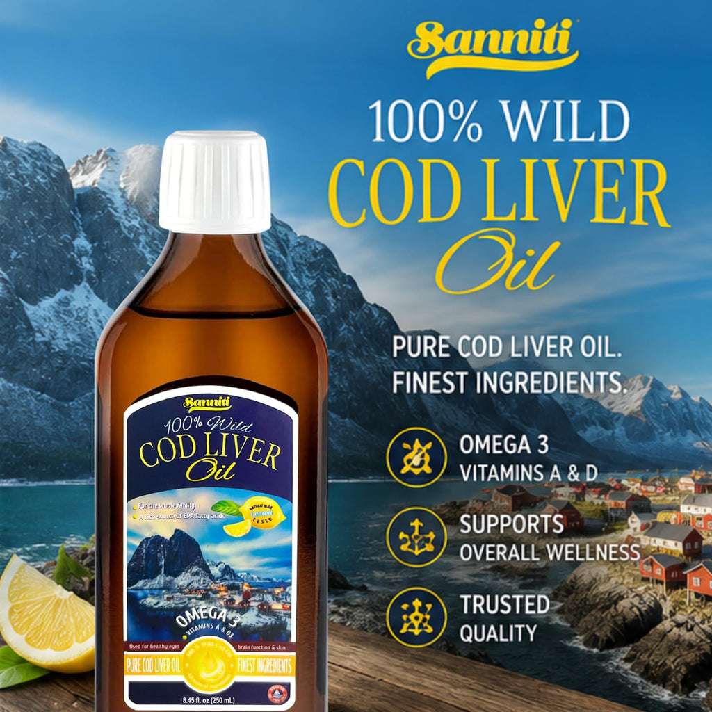 Sanniti 100% Natural Cod Liver Oil