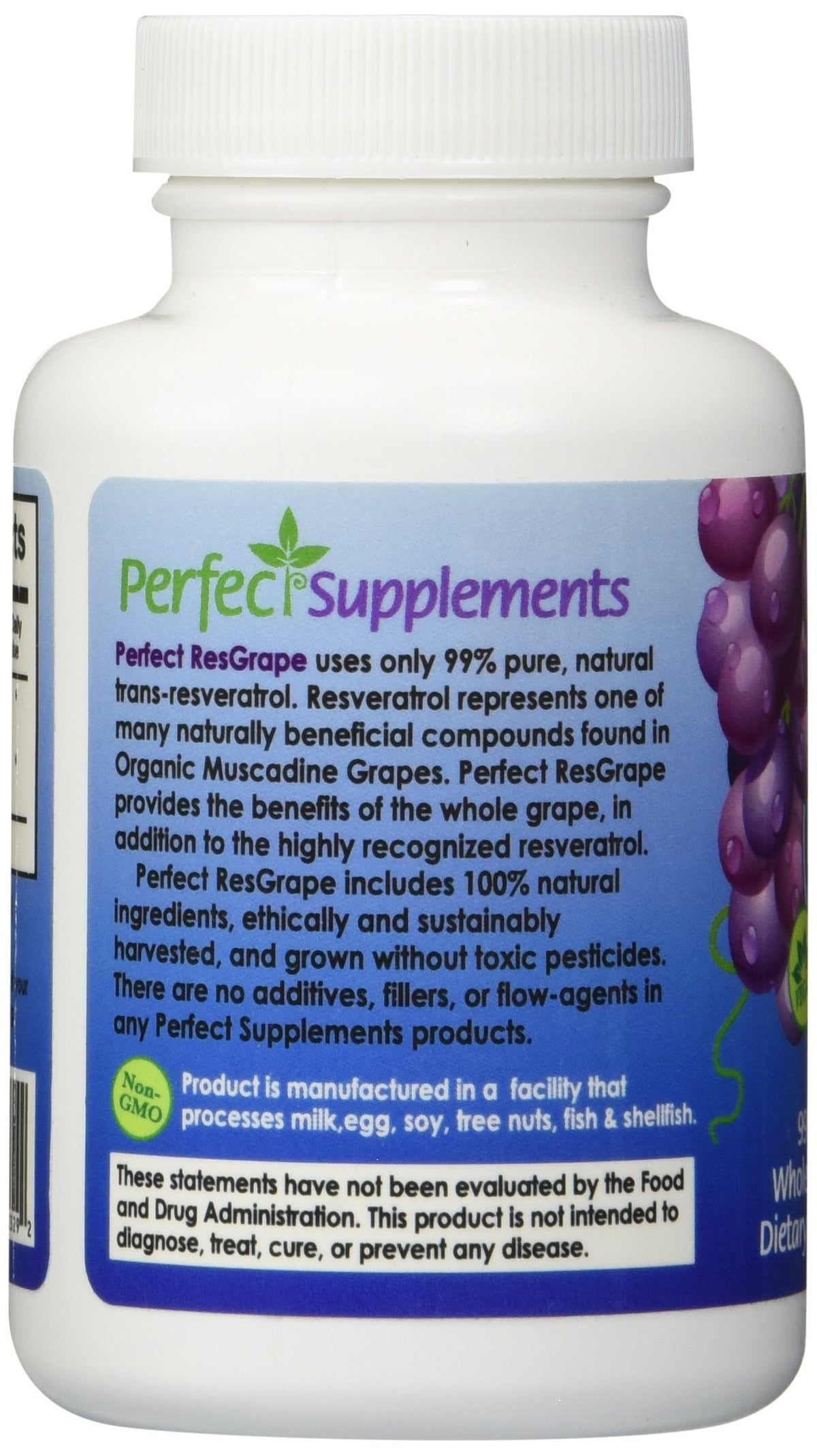Perfect Supplements ResGrape Max Resveratrol Antioxidant - image 4