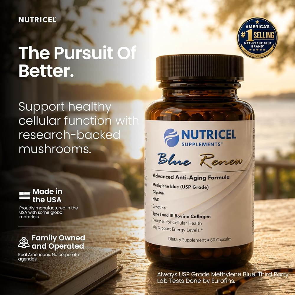 Nutricel Supplements Methylene Blue Capsules with GlyNAC - 60 Capsules - image 2