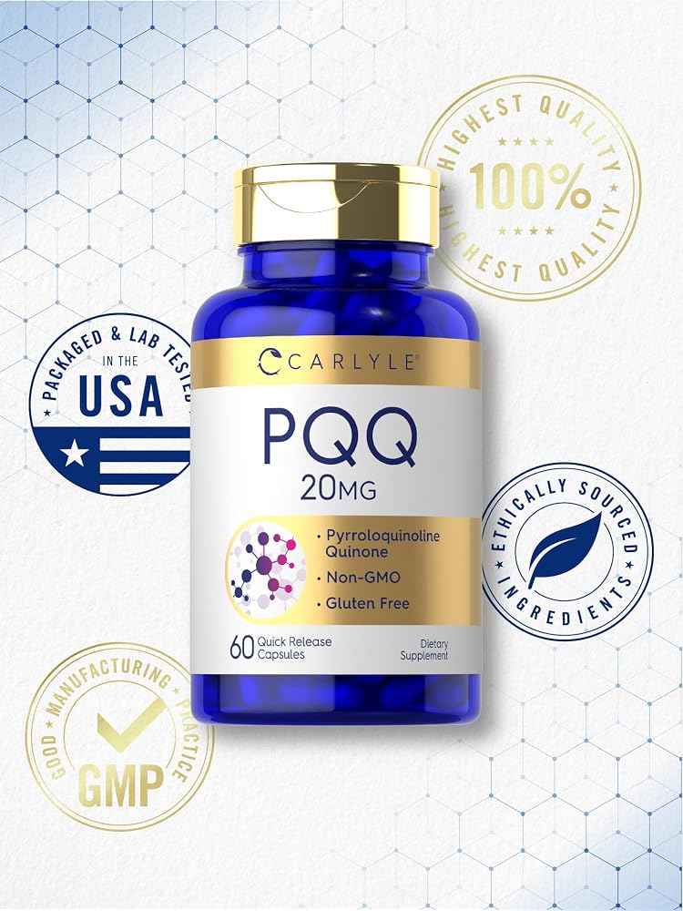 Carlyle PQQ Supplement 20 mg - 60 Capsules - image 6
