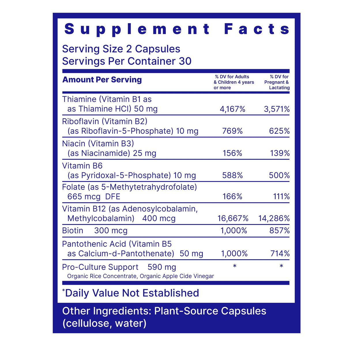 Quantum Nutrition Labs Max Energy B-Complex - 60 Vegetarian Capsules - image 2