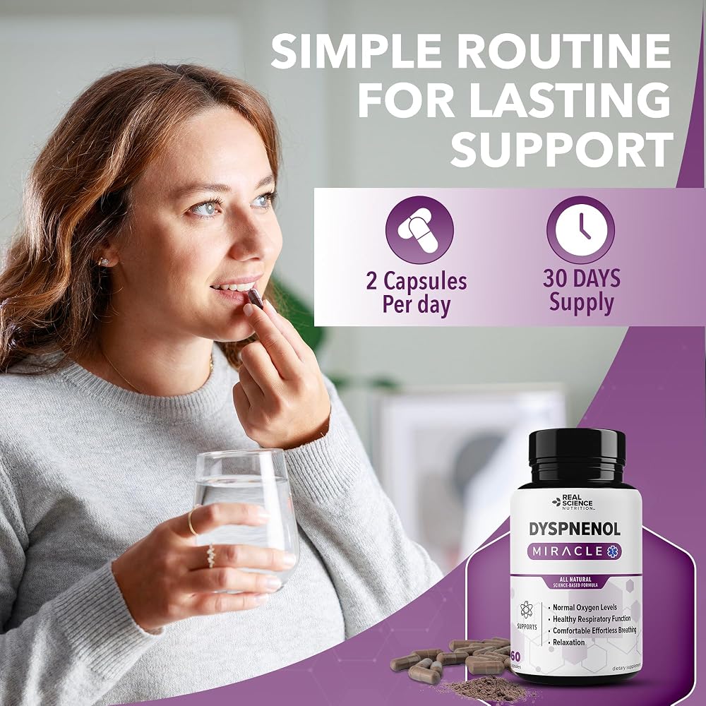Real Science Nutrition Dyspnenol Lung Support - 60 Capsules - image 6
