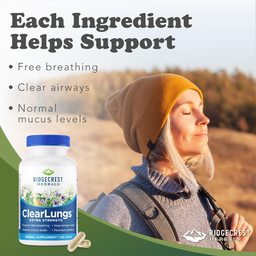 RidgeCrest Herbals ClearLungs Extra Strength