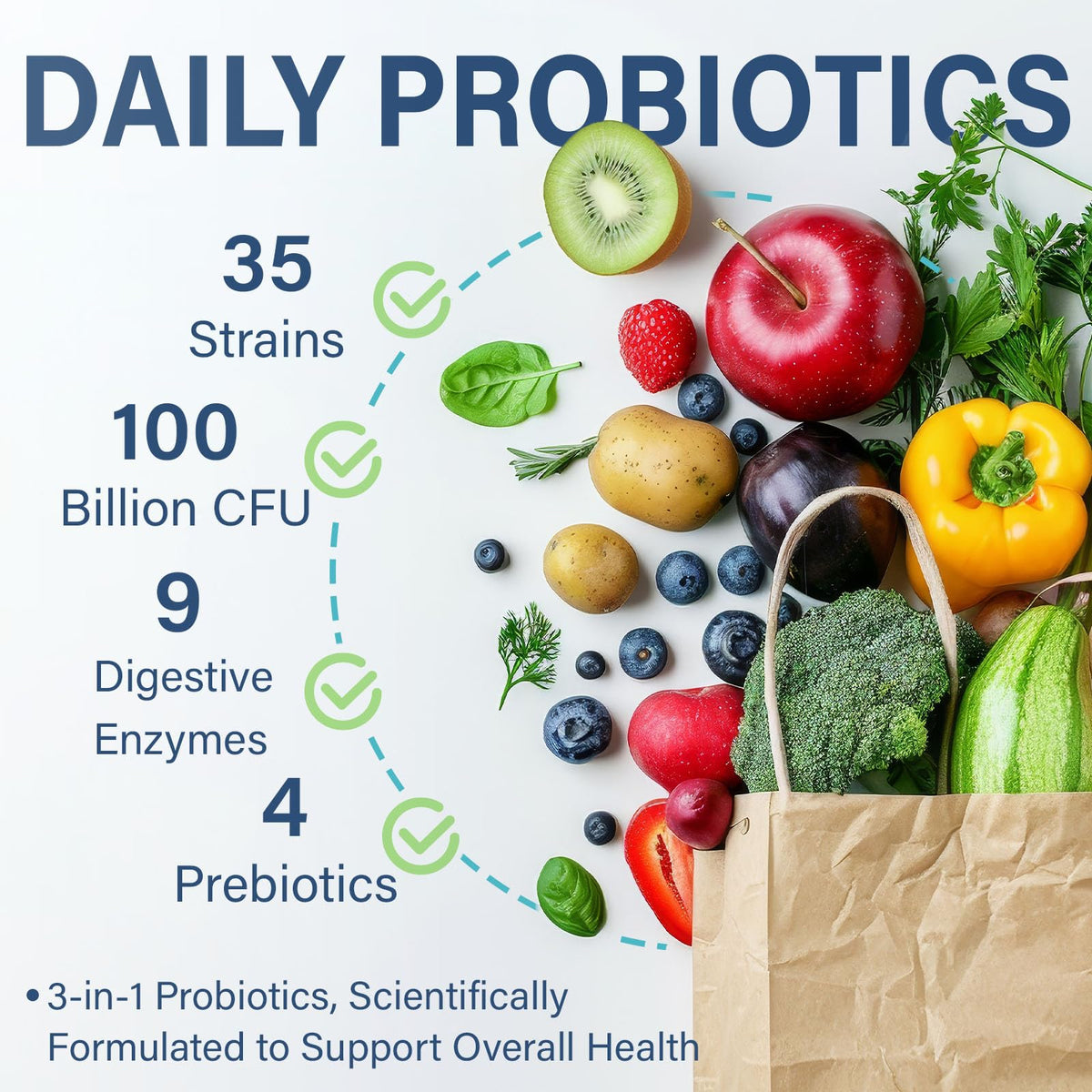 Sunshine & Rain Raw Probiotics for Women & Men