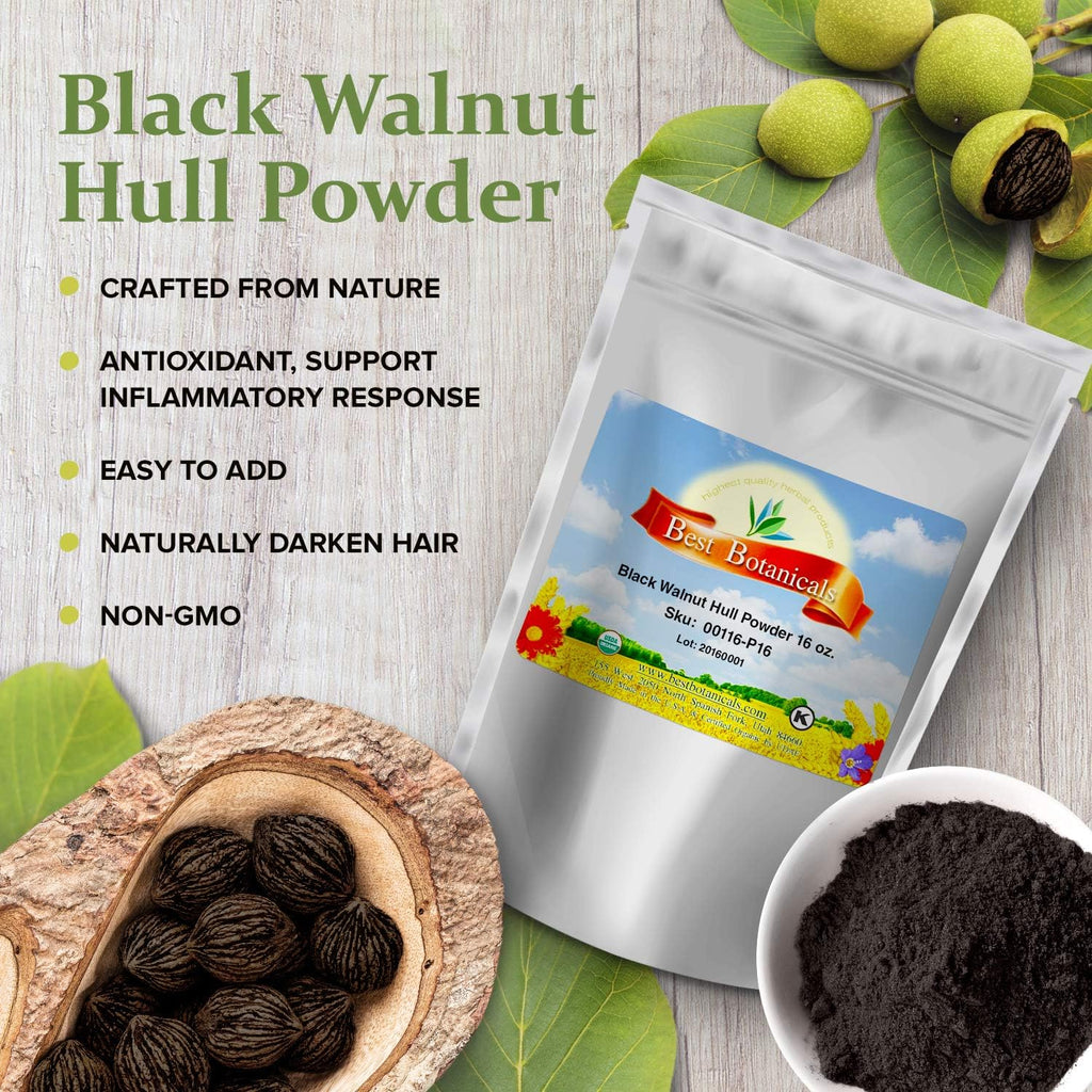 Best Botanicals Black Walnut Hull Powder - 16 oz - image 3