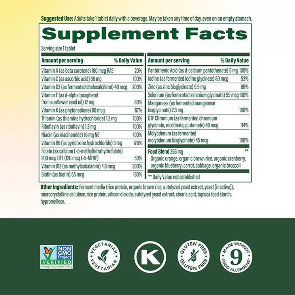 MegaFood Women's 55+ One Daily - Multivitamin with B