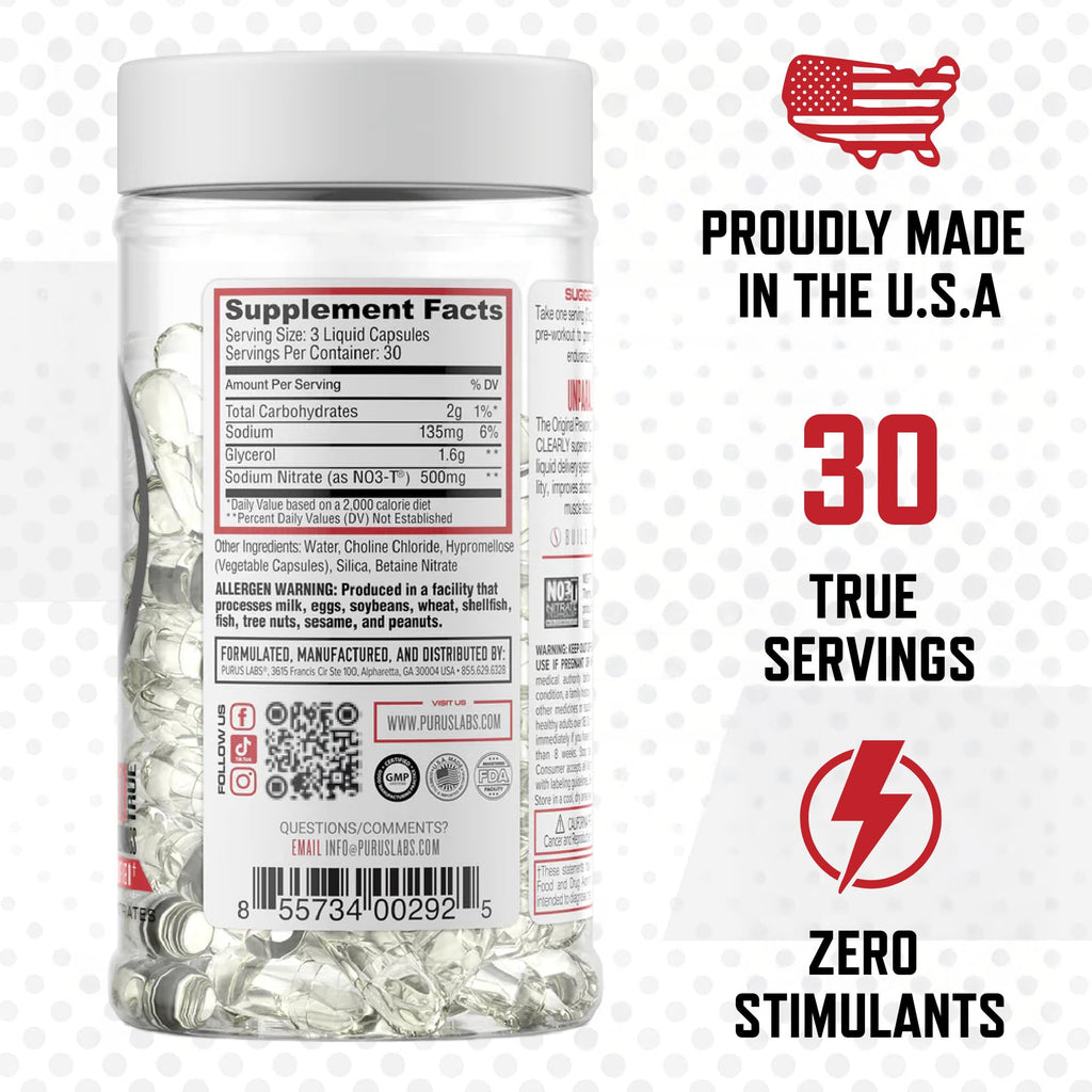 Purus Labs NOXygen Liquid Capsules Pre-Workout - 90 Capsules - image 2