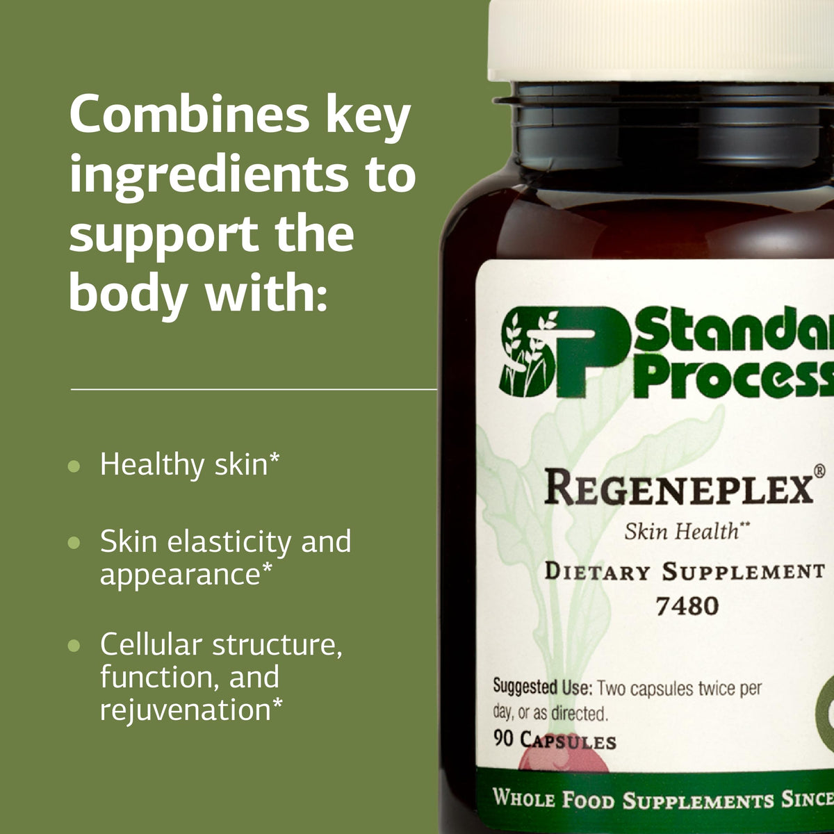 Standard Process Regeneplex Skin Health Supplement - 90 Capsules - image 4