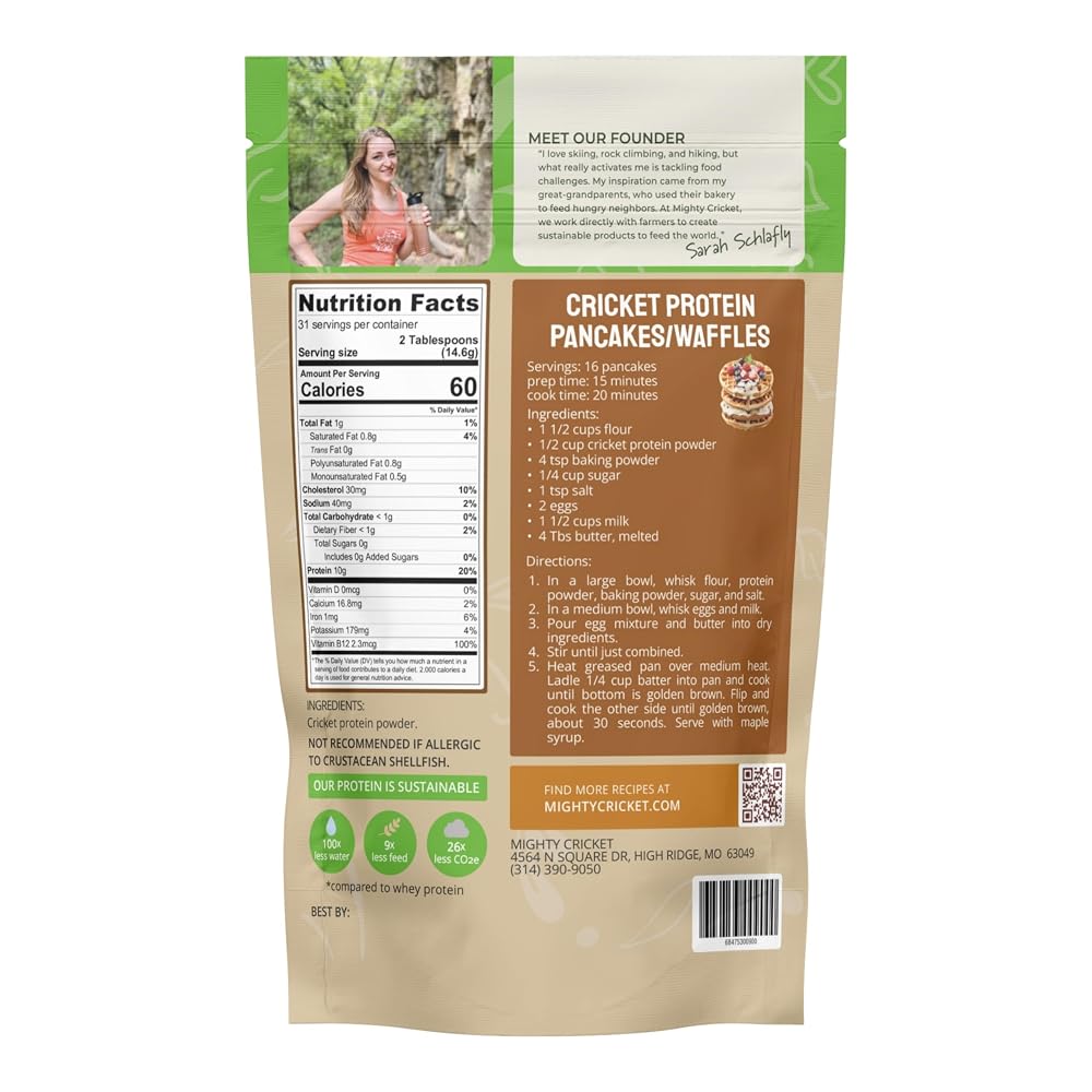 Mighty Cricket 100% Pure Cricket Protein Powder - 4 Ounce - image 2