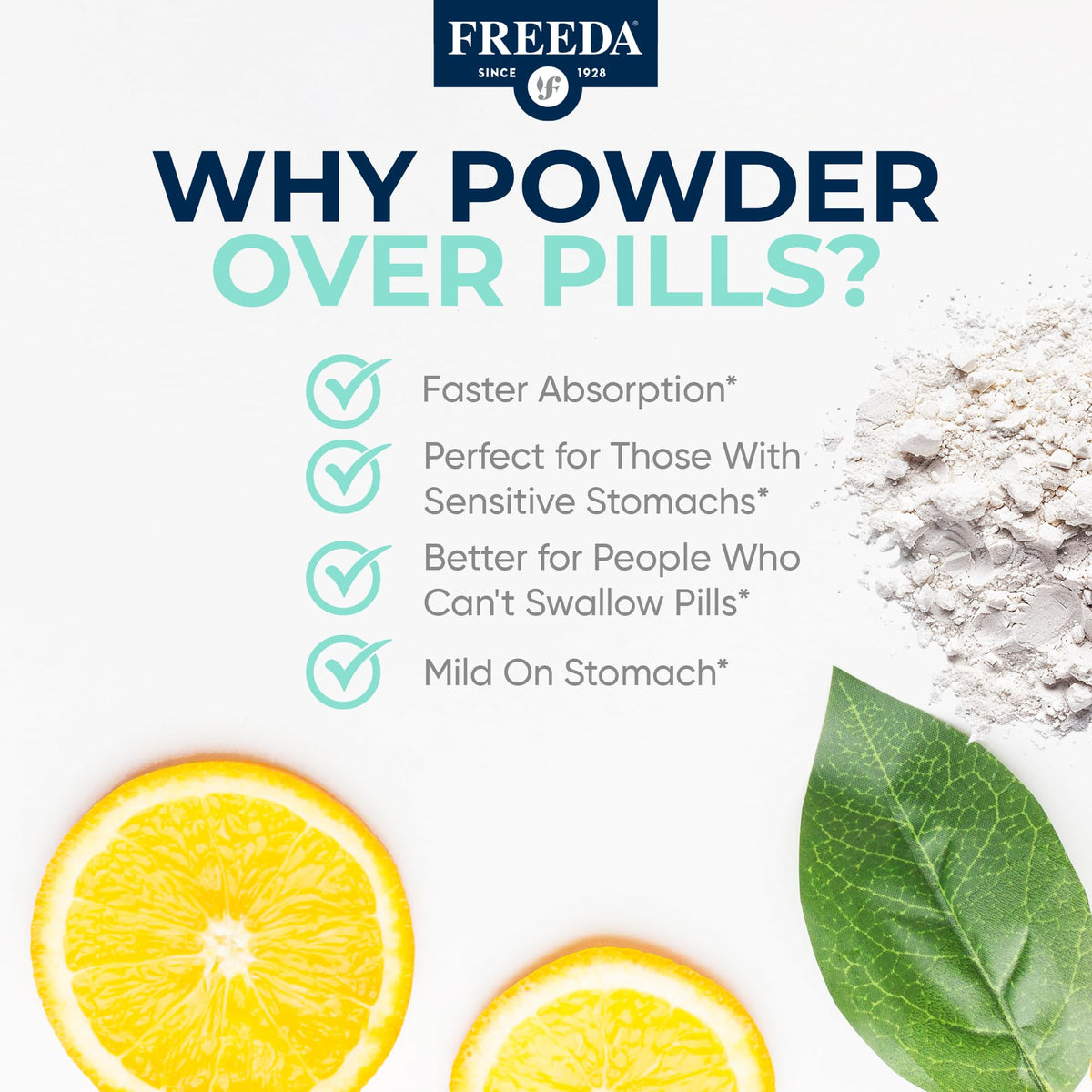 FREEDA Buffered Vitamin C Powder - 8 oz - image 3