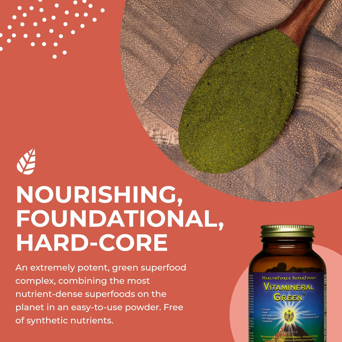 HEALTHFORCE SUPERFOODS Vitamineral Green Mineral Supplement - 120 Capsules - image 4