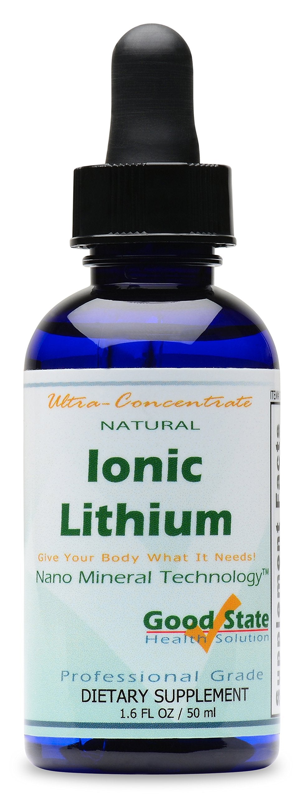 Good State Liquid Lithium Chloride Ionic Mineral Drops - 118 Servings