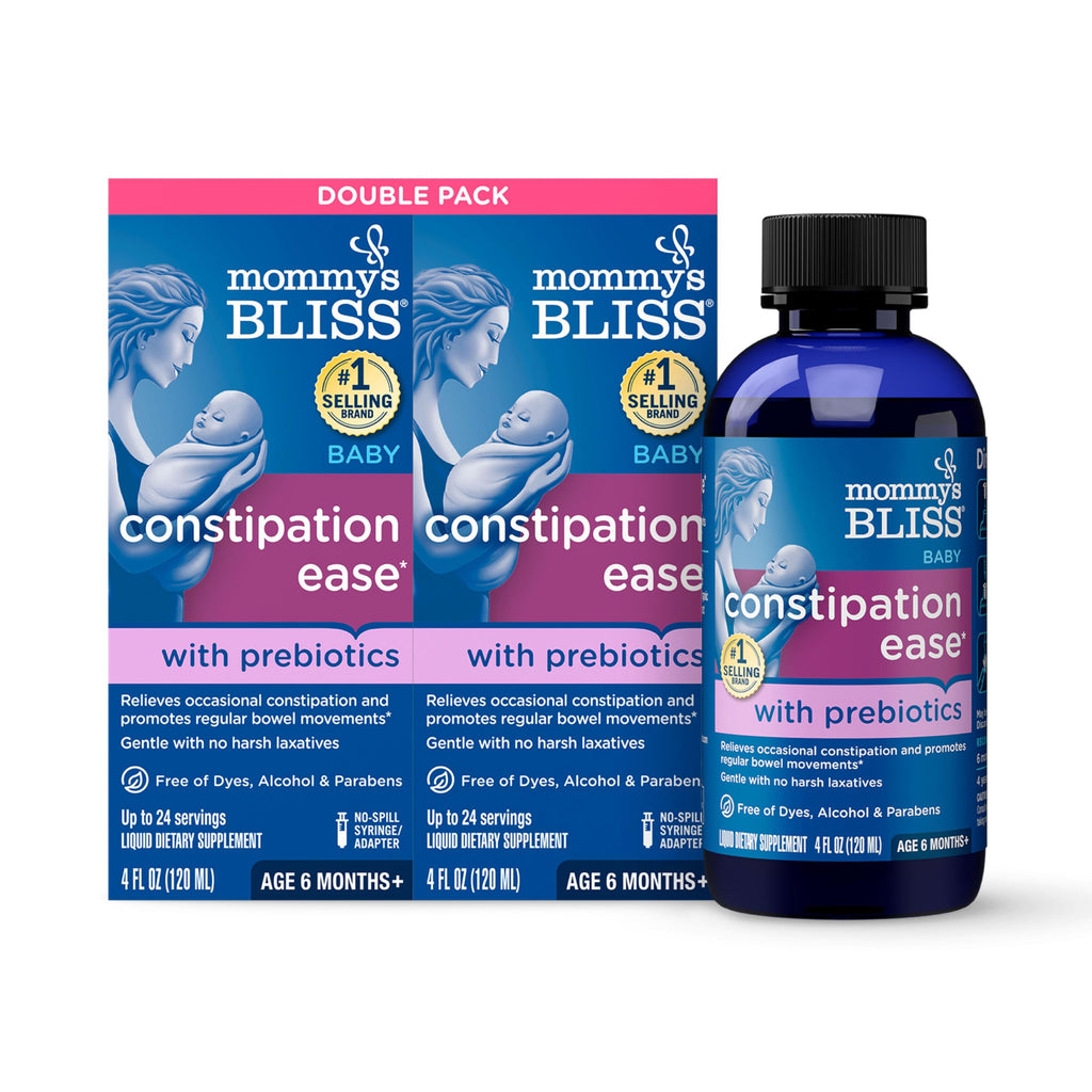 Mommy's Bliss Constipation Ease with Prebiotics - 4 Fl Oz (Pack of 2)