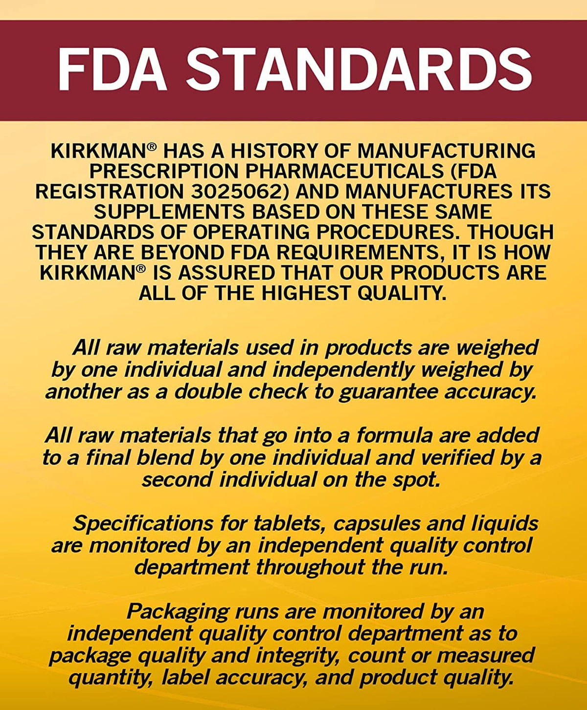 Kirkman GABA with Niacinamide & Inositol 150 mg - 250 Capsules - image 6