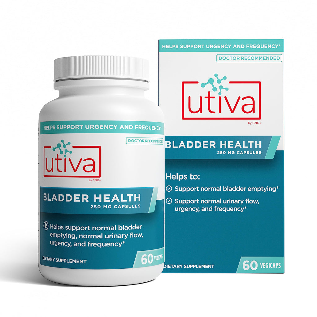 Szio+ Utiva Bladder Health Overactive Bladder Support - 60 Capsules