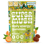 SuperMush Daily Energy Gummies - Lion's Mane & Cordyceps