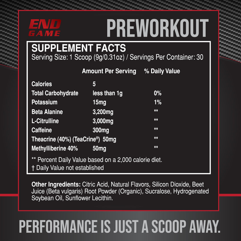 Body Fuse End Game Time-Release Pre-Workout Powder - 30 Servings - image 4