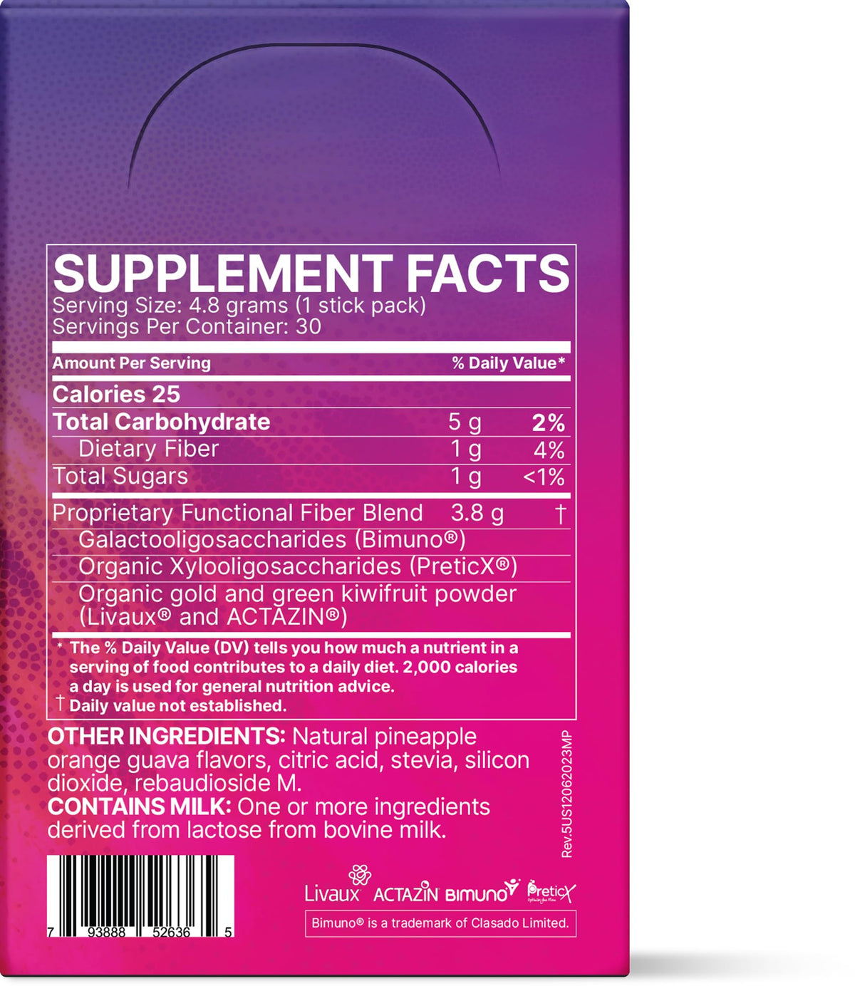 Microbiome Labs MegaPre Prebiotics Supplement for Women & Men