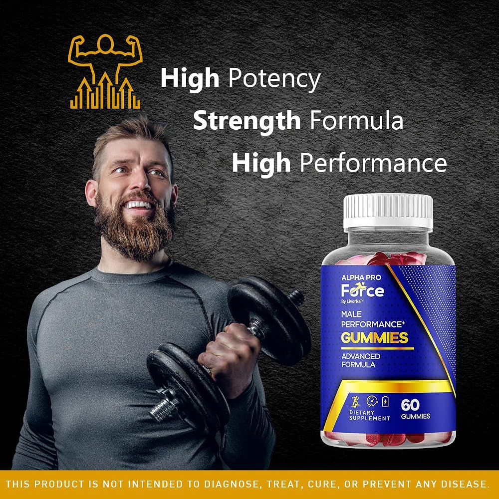 LIVORKA Alpha Pro Force Gummies for Men - 300 Gummies - image 3