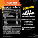 Mutant GEAAR, 10g EAAs + Arginine, Electrolytes, Vegan, 30 Servings