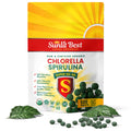 Sunlit Best Organic Chlorella Spirulina Tablets - 500 Count
