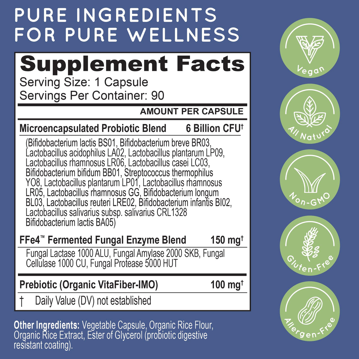 Essential Source TriActive Biotics Daily Digestive Gut Care - 90 Capsules - image 3