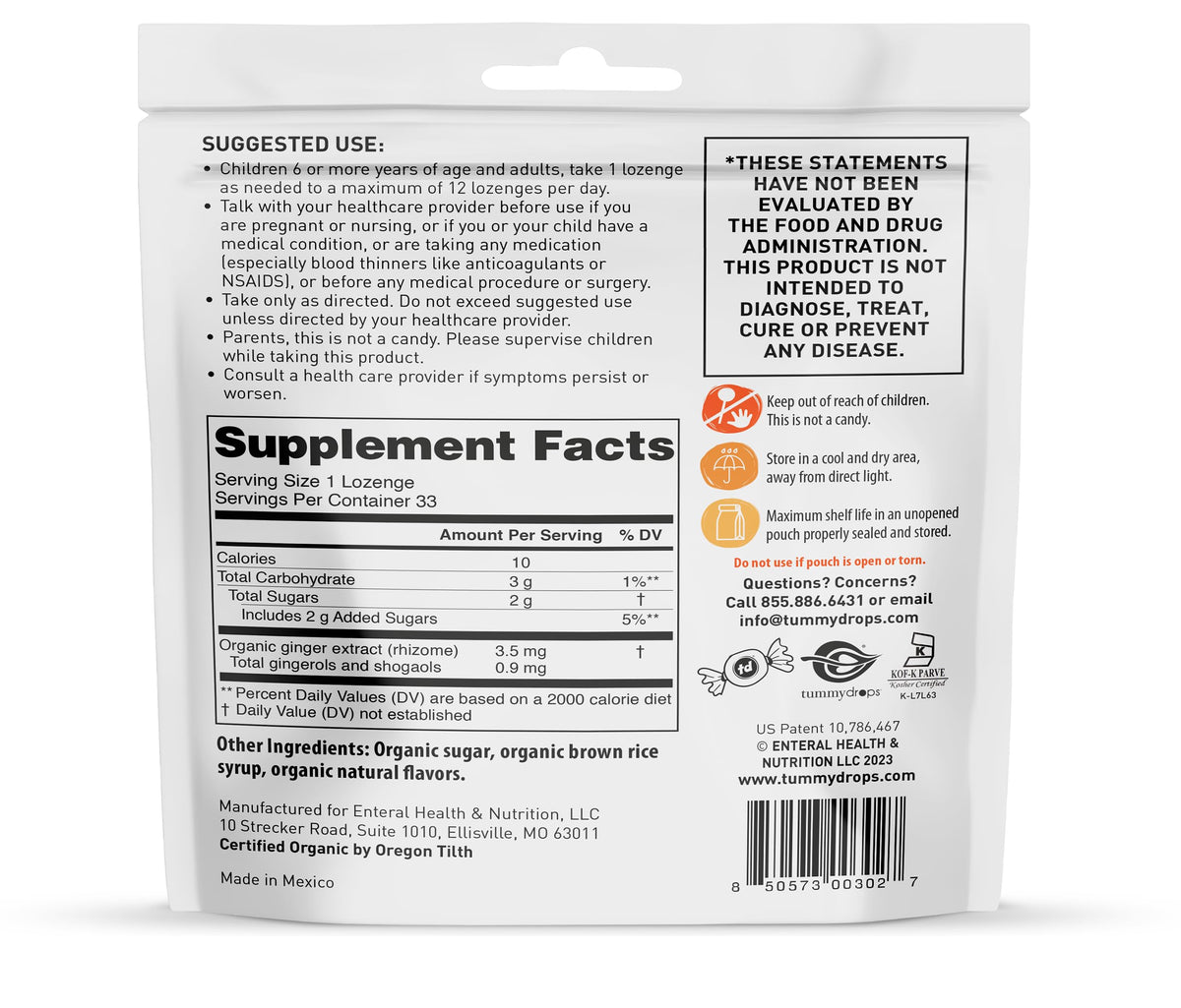 tummy drops Tummydrops Natural Ginger Lozenges for Queasy Stomachs - 33 Count - image 5