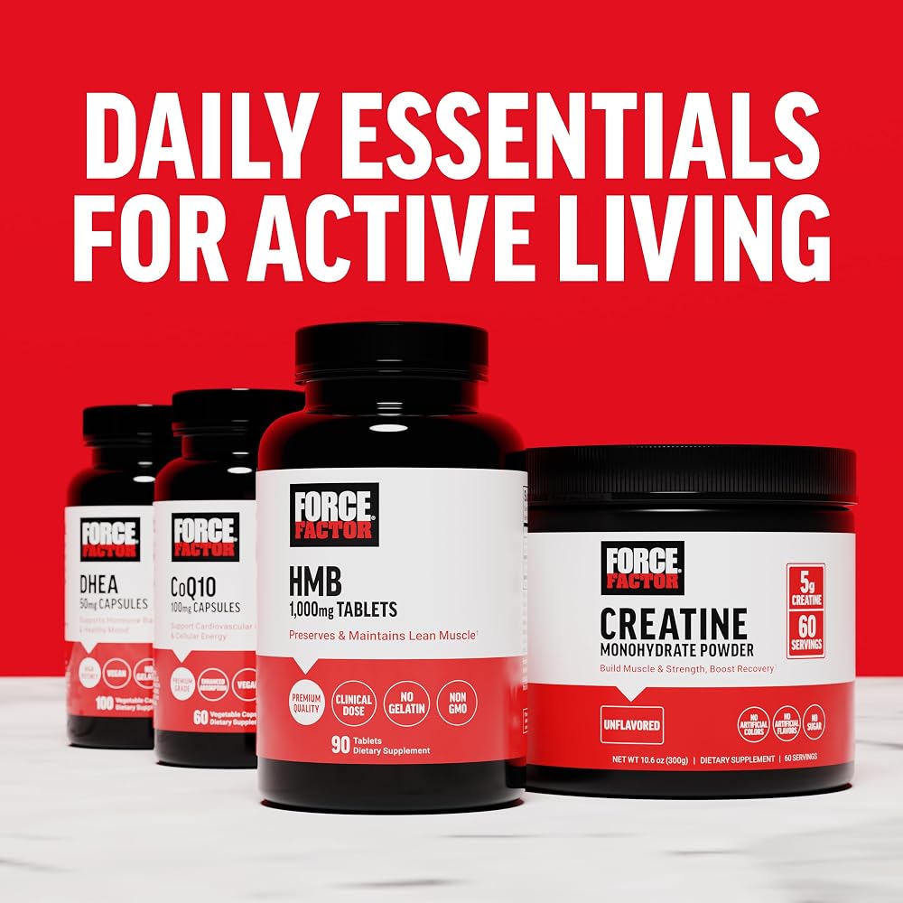 Force Factor HMB Supplement to Preserve Lean Muscle - 90 Tablets - image 8