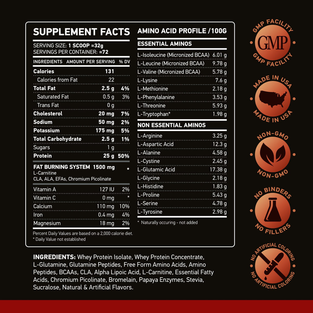 NAR LABS 100% Lean Whey Complex 5lbs