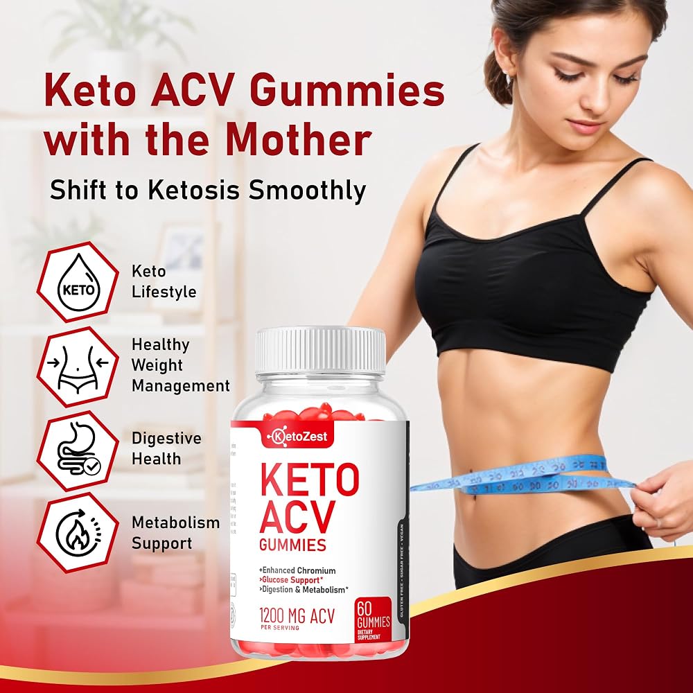 KetoZest Keto Acv Gummies for Advanced Weight Loss & Belly Fat Burn