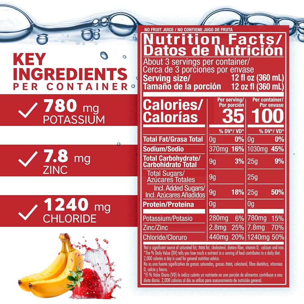 Suero Oral Electrolyte Solution Strawberry Banana - 4 Pack - image 5