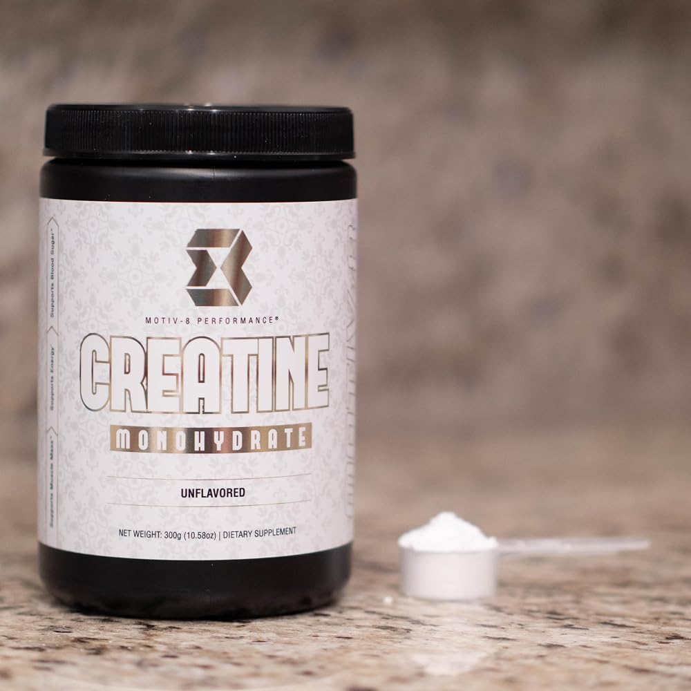 Motiv-8 Performance Pure Creatine Monohydrate Powder - 60 Servings - image 7