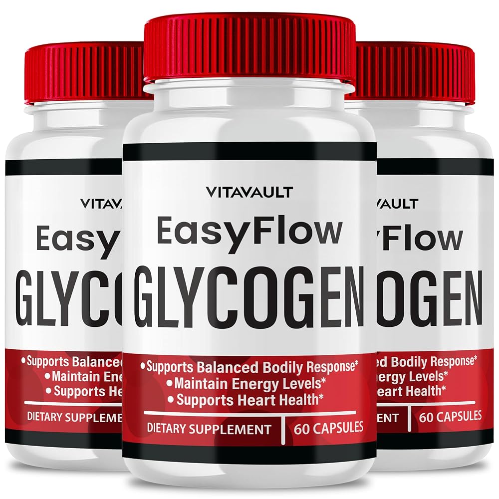 Vitavault Easy Flow Glycogen Support Capsules - 180 Count