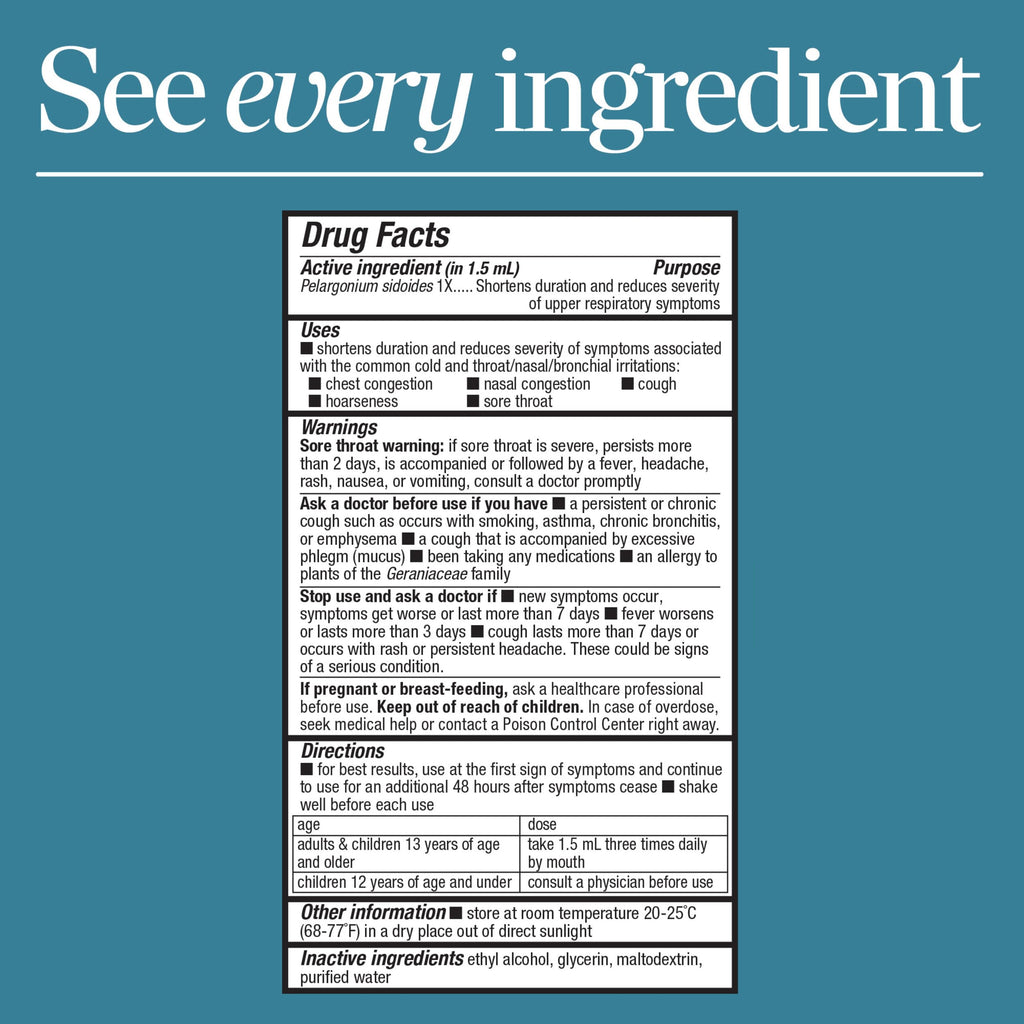 Nature's Way Umcka Cold Relief Drops Homeopathic - 2 Fl Oz - image 7