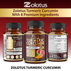 Zolotus Turmeric Apple Supplement - 2Pack 90 180 Capsules