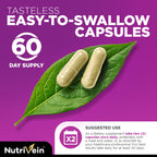 Nutrivein Premium Pure Resveratrol Supplement 1450mg - 120 Capsules - image 5